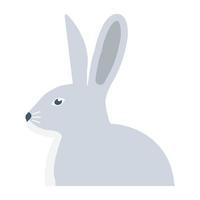 Trendy Hare Concepts vector