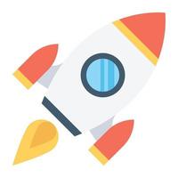 Trendy Rocket Concepts vector