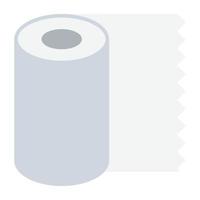 conceptos de rollo de papel tisú vector