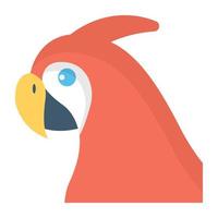 Trendy Parrot Concepts vector