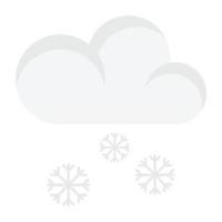 Snow Falling Concepts vector