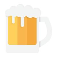 conceptos de jarra de cerveza vector