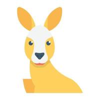 Trendy Kangaroo Concepts vector