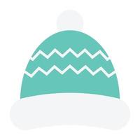 conceptos de gorro con pompones vector