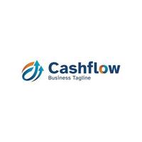 Cash Flow logo vector, business administration logo vector