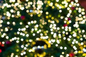 Defocused of light bokeh color abstract background photo