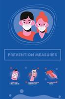 métodos de medidas de prevención vector