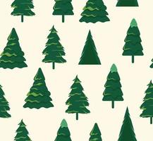pines trees pattern vector