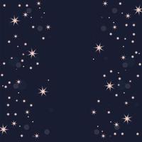 starry frame glimmer style vector