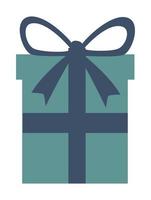 blue gift present vector