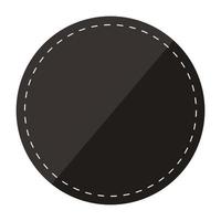 sello de círculo marrón vector