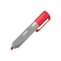 red marker supply vector