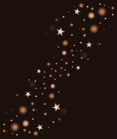 defocussed stars shimmer style vector