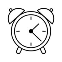 icono de reloj despertador vector