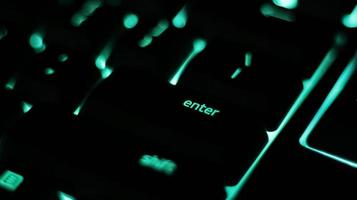 teclado gaming con retroiluminación led foto