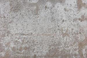 Rough white background of cement wall outside old building.