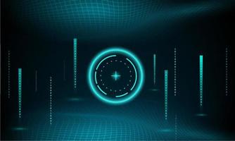 Abstract futuristic technology circuit concept. vector illustration background. Technology digital wave background concept.
