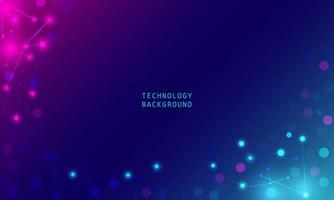 Wave of particles on blue background. abstract technology particles mesh background.
