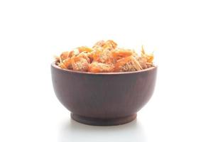 dried shrimps or dried salted prawn photo