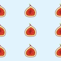 Seamless Fig Pattern Suitable for Wallpaper, Background, Fabric, Gift Wrapping, Textile, Texture vector