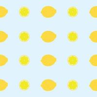 Seamless Lemon Pattern Trendy Flat Style Suitable for Wallpaper, Background, Fabric, Gift Wrapping, Texture, Textile vector