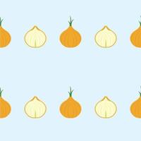Seamless Onion Pattern Trendy Flat Style Suitable for Wallpaper, Background, Fabric, Gift Wrapping, Texture, Textile vector