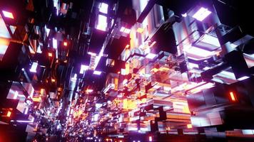 3D illustration Background for advertising and wallpaper in sci fi and technology innovation scene. 3D rendering in decorative concept. photo