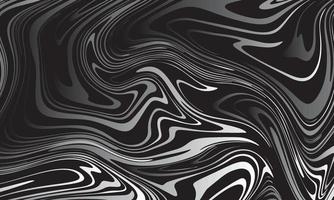 Vector abstract marble texture fluid art zebra effect black and white color