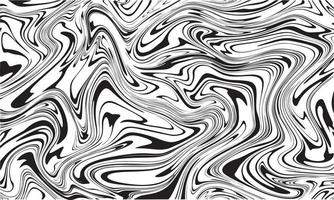 Vector abstract marble texture fluid art zebra effect black and white color