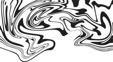 Vector abstract marble texture fluid art zebra effect black and white color