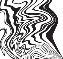 Vector abstract marble texture fluid art zebra effect black and white color