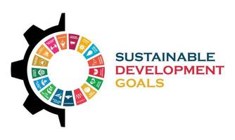 sustainable development goals logo template illustration vector