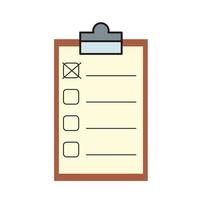 checklist icon vector design
