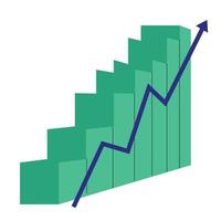 bussines graphic chart symbol vector
