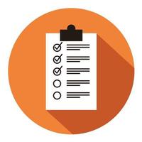 checklist icon vector design