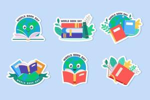 Book World Day Sticker vector