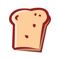 sliced bread illustration vector design