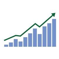 bussines graphic chart symbol vector