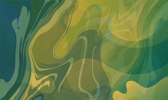 Fondo de mármol líquido verde abstracto vector