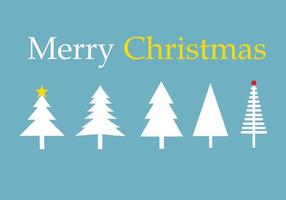 merry christmas greeting card vector