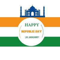 happy republic day vector