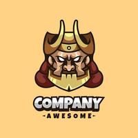 Illustration vector graphic of Head viking, good for logo design