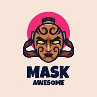 Illustration vector graphic of Mask, good for logo design