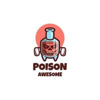 Illustration vector graphic of Poison, good for logo design