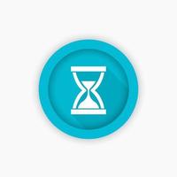 sand clock, hourglass icon, vector symbol