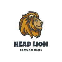 gráfico vectorial ilustrativo de cabeza de león, bueno para el diseño de logotipos vector