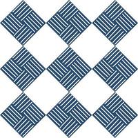 trendy minimalist seamless pattern with abstract hand drawn composition in blue and white vector