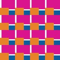 seamless pattern with squares colorful checkered style vector