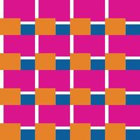 seamless pattern with squares colorful checkered style vector