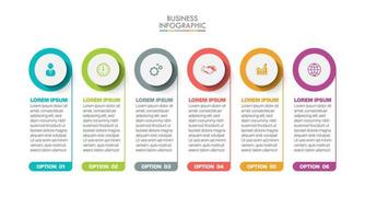 Presentation business infographic template vector